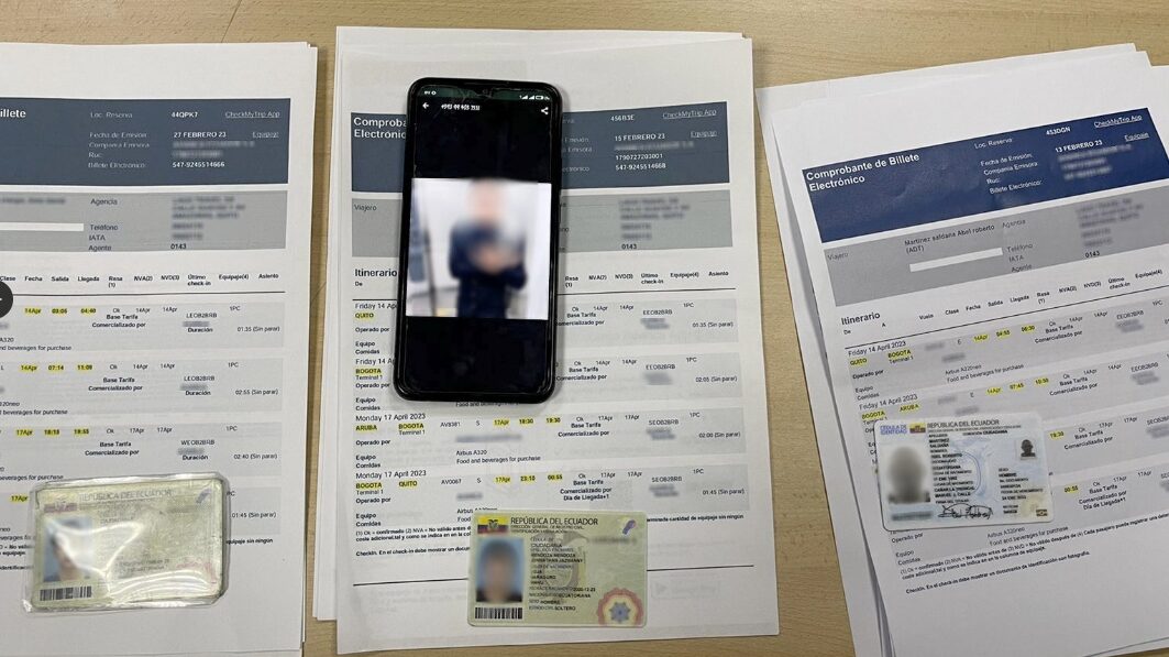 Indicios encontrados tras la detención