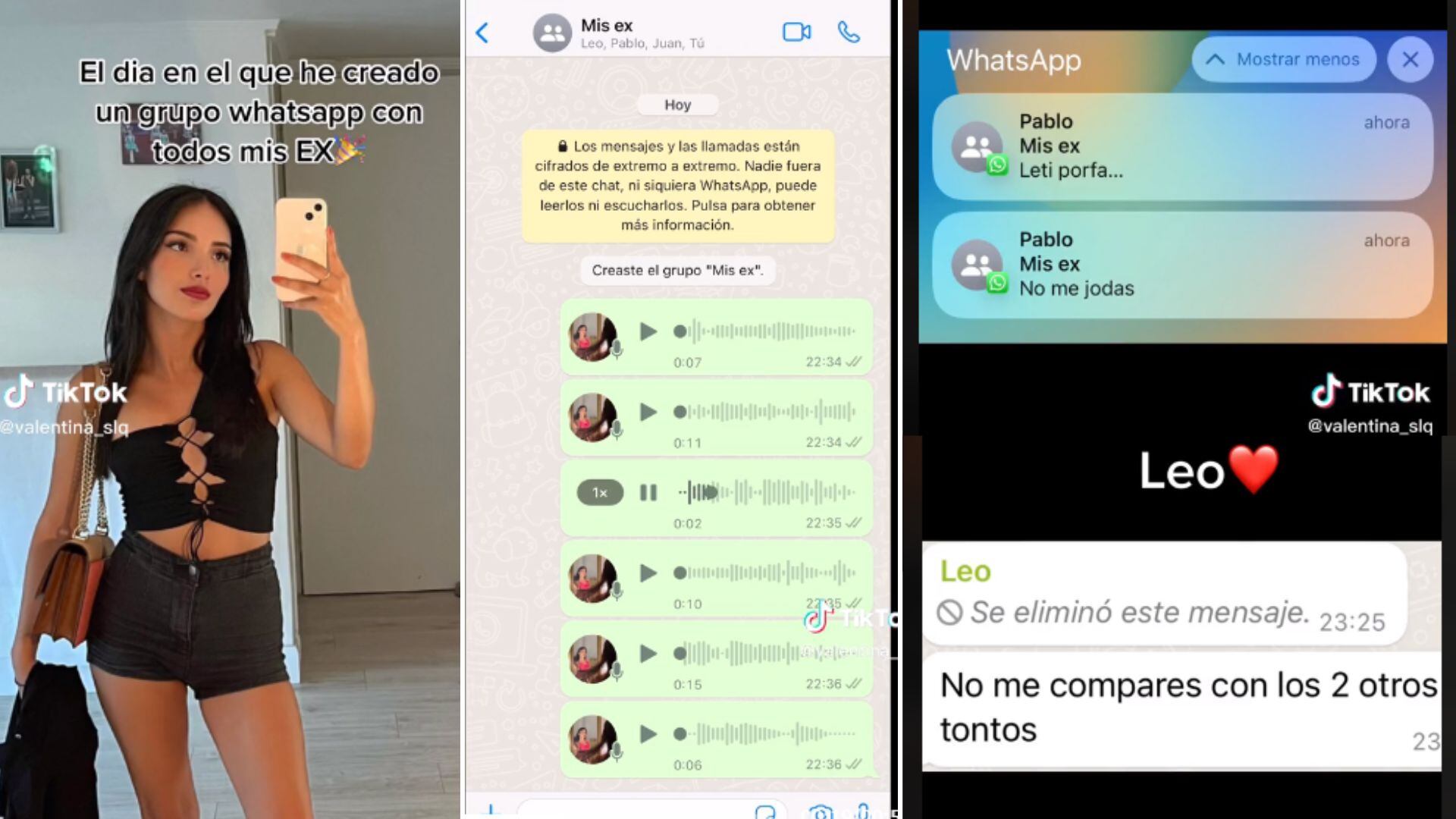 Leti, Juan, Pablo, Leo