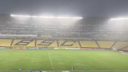 La hinchada de Barcelona SC decepcionó a los fanáticos de Boca Juniors.