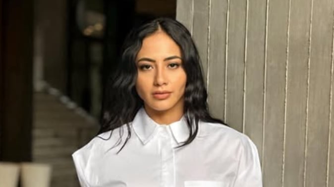 Tami Rivera antes de su operación de nariz.