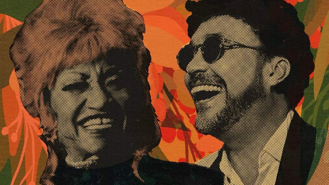 Andrés Cepeda y Celia Cruz juntos en “Las Pilanderas”