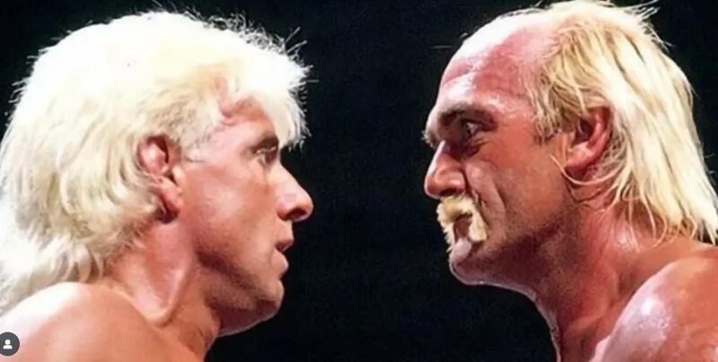 Ric Flair vs Hulk Hogan.