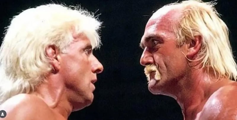 Ric Flair vs Hulk Hogan.