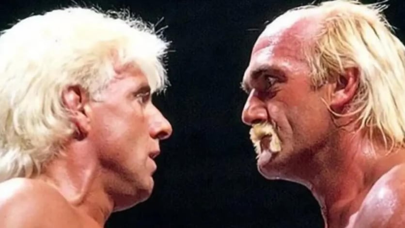 Ric Flair vs Hulk Hogan.
