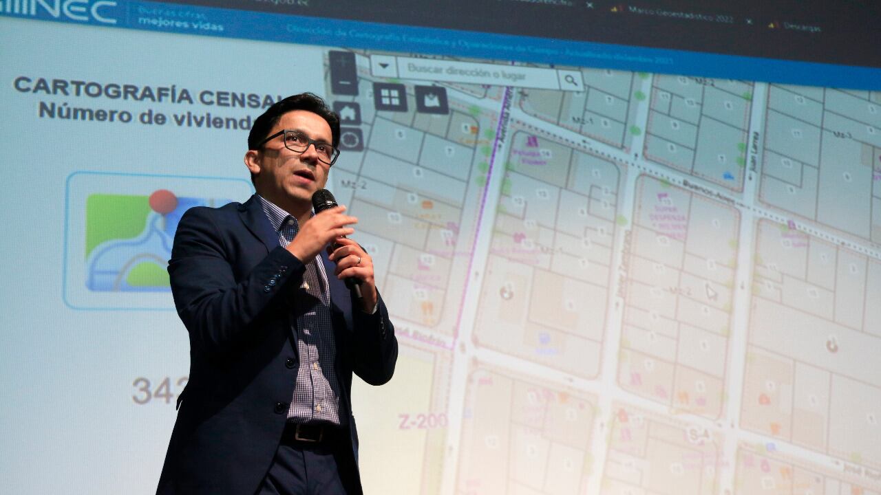 El evento de presentación del Geoportal se desarrolló el 14 de septiembre, en Quito.