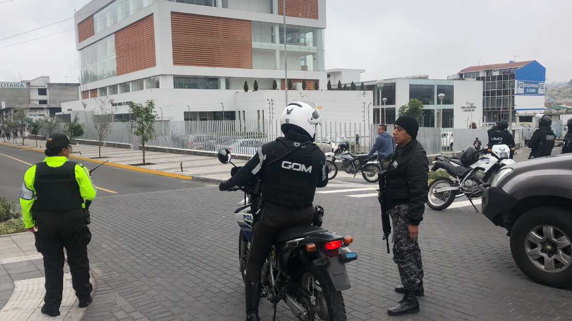 Amenaza de bomba en Complejo Judicial de Latacunga