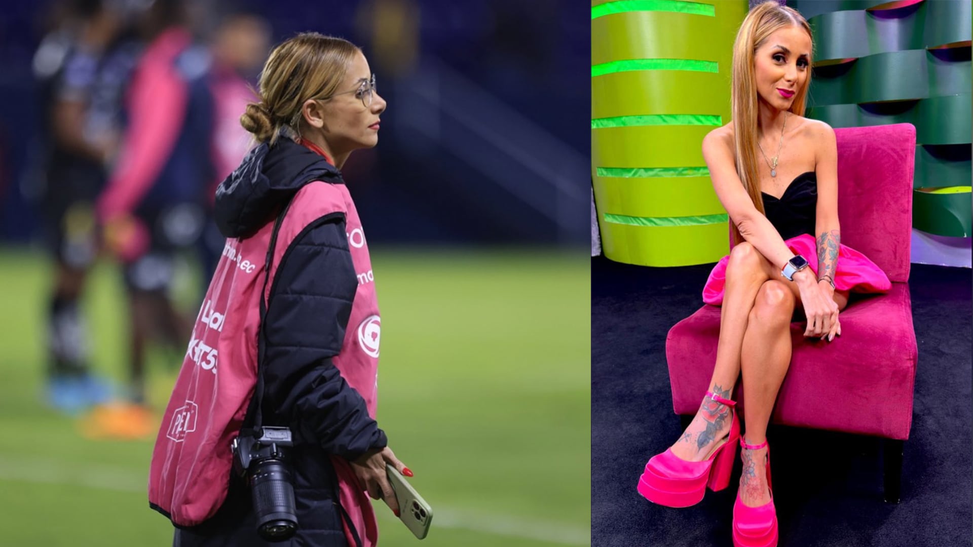 Mariagiselle Carrillo con Aucas