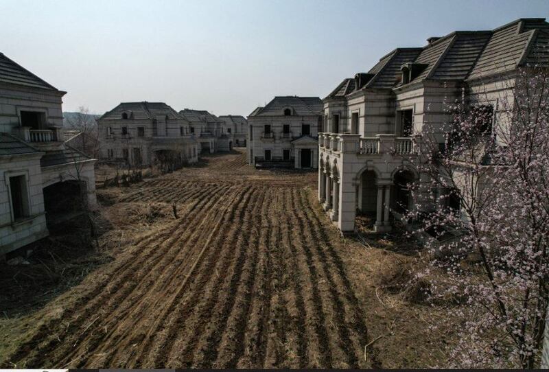 Mansiones de lujo abandonadas en China
