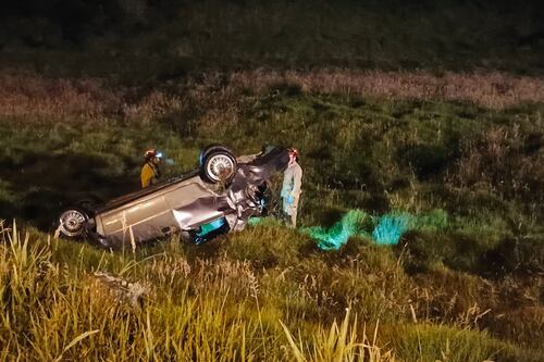 Feriado con siniestros viales: accidente en Cuenca deja una persona afectada