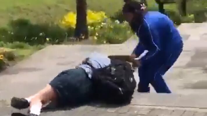 Salvajismo entre dos estudiantes de colegio en Quito