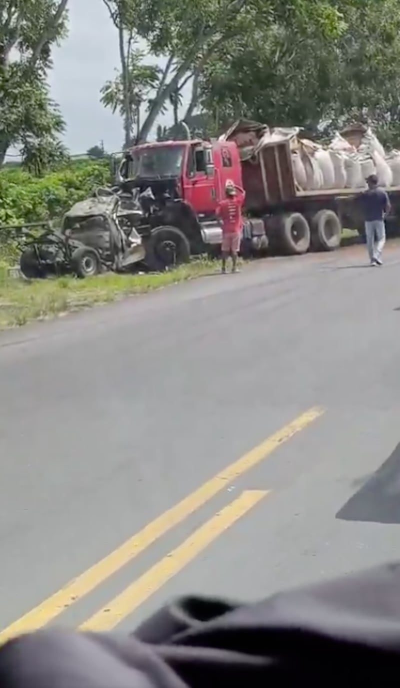 Trágico accidente en la vía Guayas- Manabí