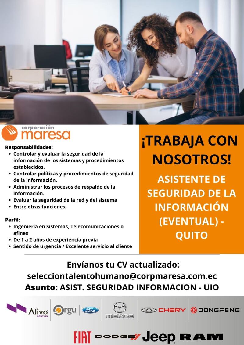 Maresa Quito - Trabajo