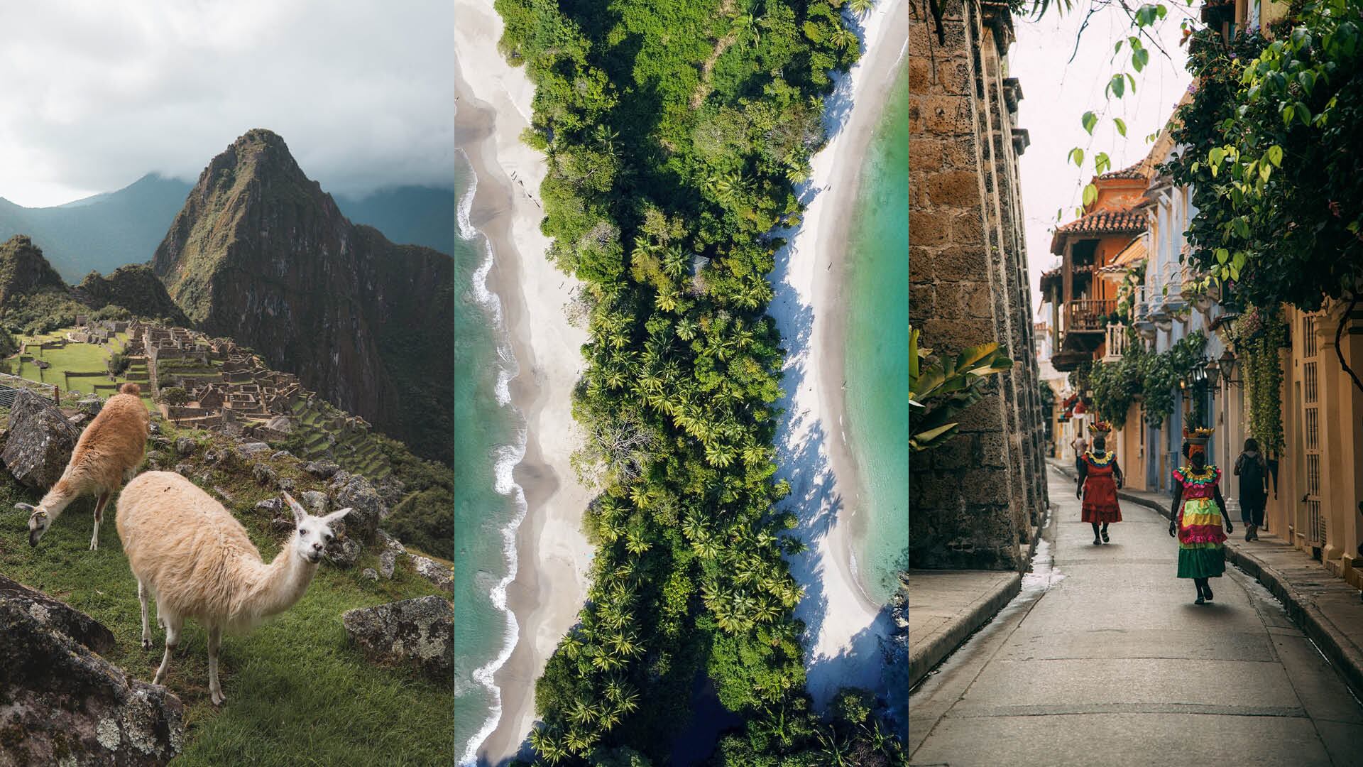 Perú, Costa Rica, Colombia