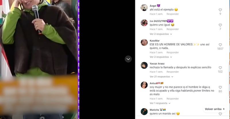 Carlos Amaya, gobernador de Boyacá, atiende llamada de su esposa en medio de su discurso oficial