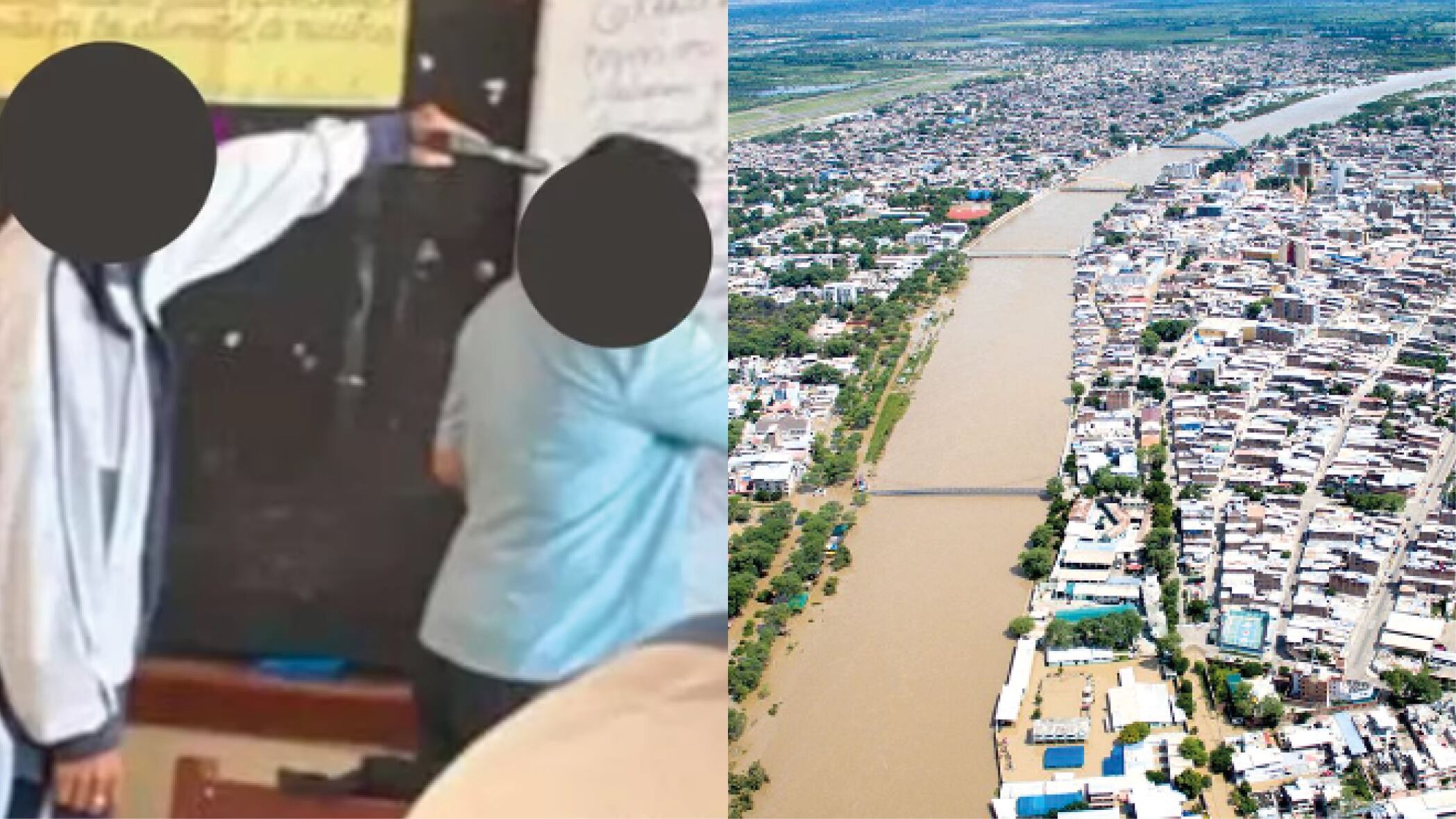 Alumno apunta con un arma falsa a su maestra y a compañeros en plena clase en Perú