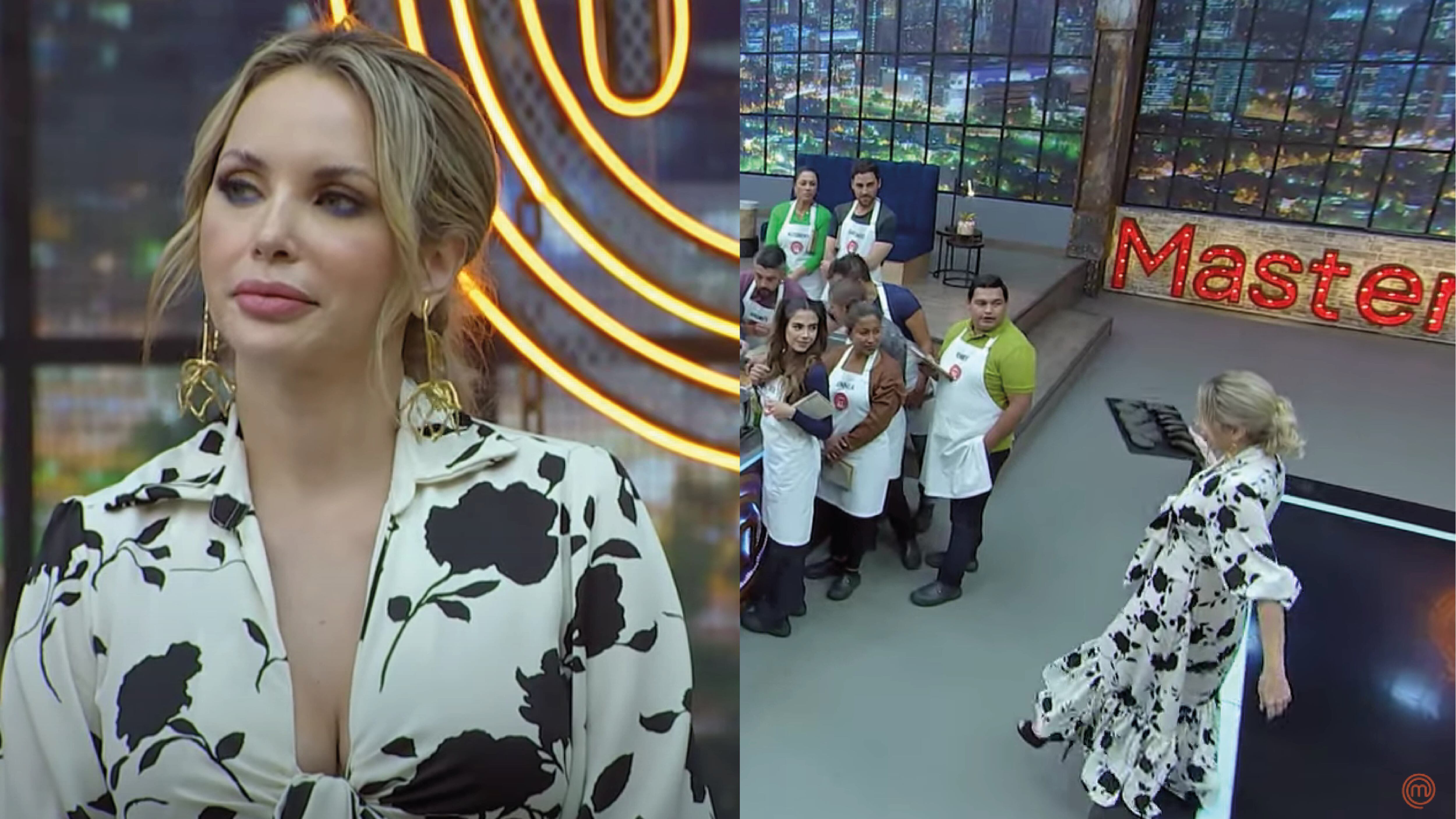 El error del programa tras dejar el clip donde se le cayó las empanadas a Erika Vélez