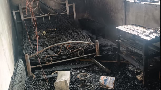 Incendio en Chillogallo - Fuente: Bomberos Quito