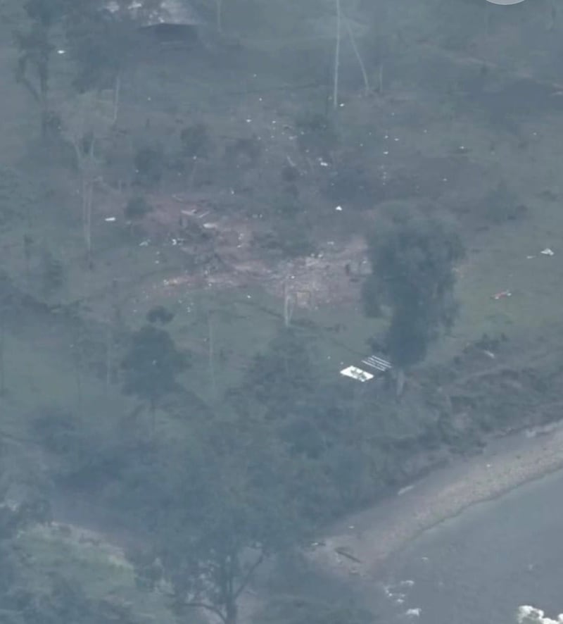 Campamento narco con capacidad para 50 integrantes fue destruido en Sucumbíos