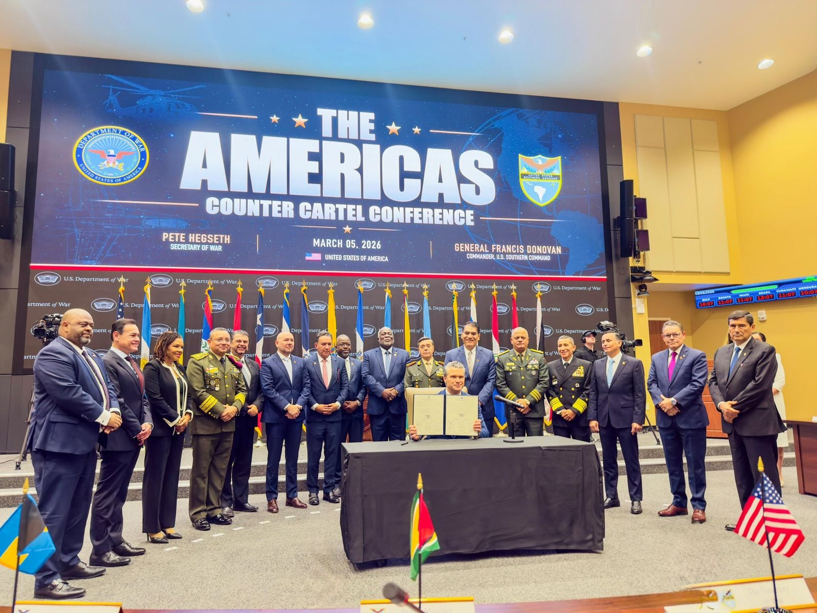 Ecuador y Estados Unidos consolidan alianza para enfrentar a los cárteles del narcotráfico