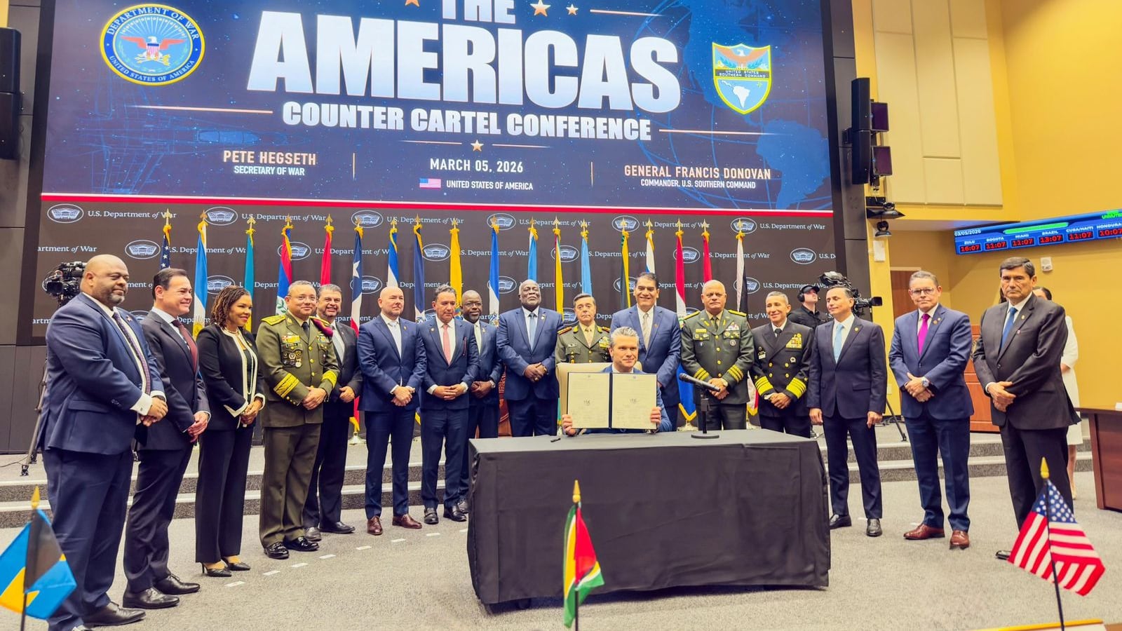 Ecuador y Estados Unidos consolidan alianza para enfrentar a los cárteles del narcotráfico