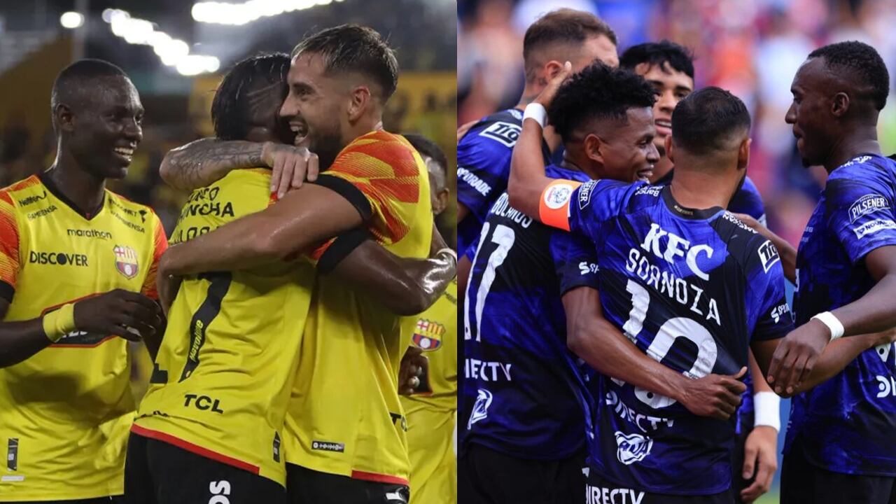 Barcelona SC y el Independiente del Valle.