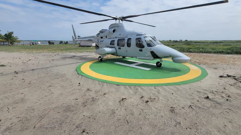 Mueren piloto y copiloto tras accidente de helicóptero de la Armada Ecuatoriana en Santa Elena