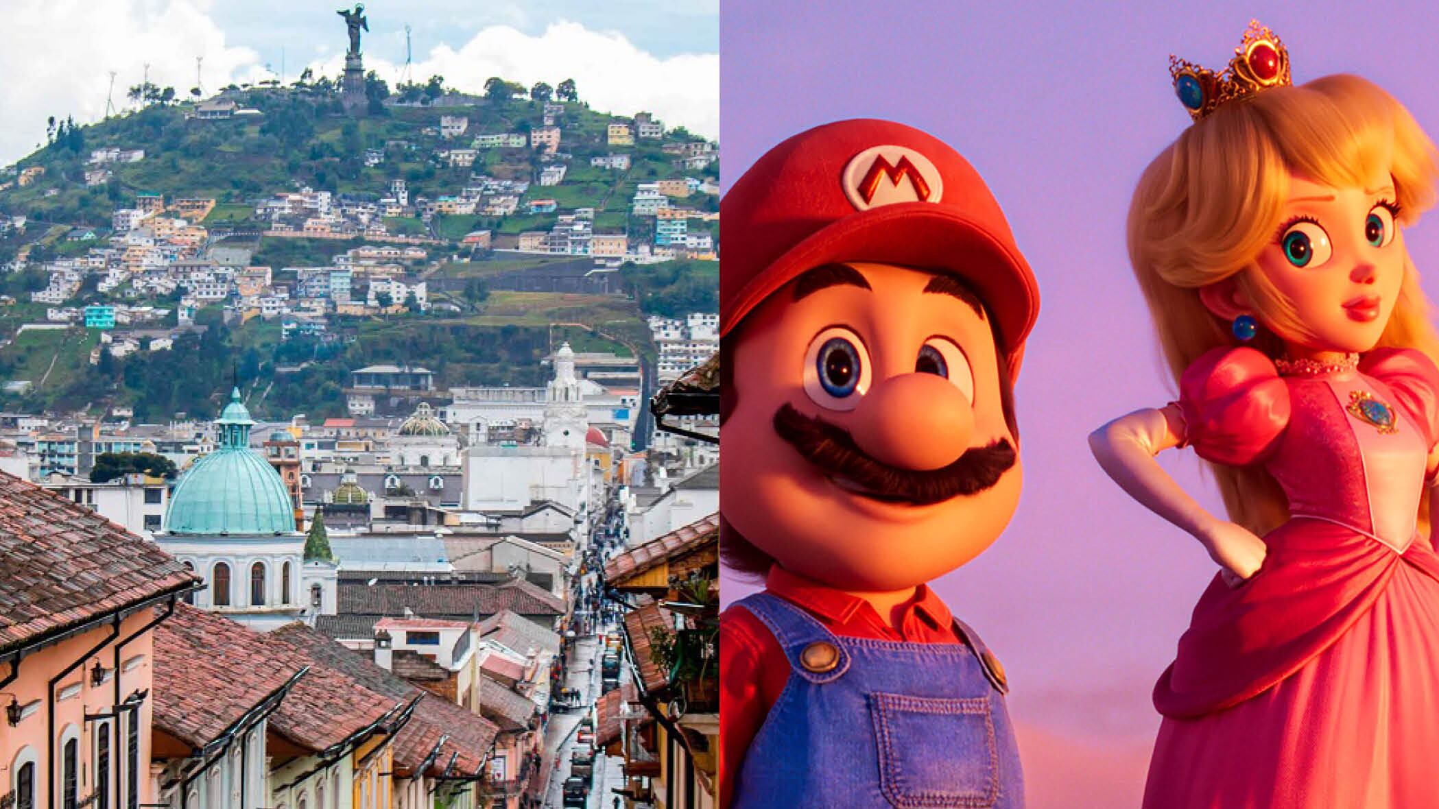 Inteligencia artificial muestra las ciudades de Ecuador en el mundo de Super Mario