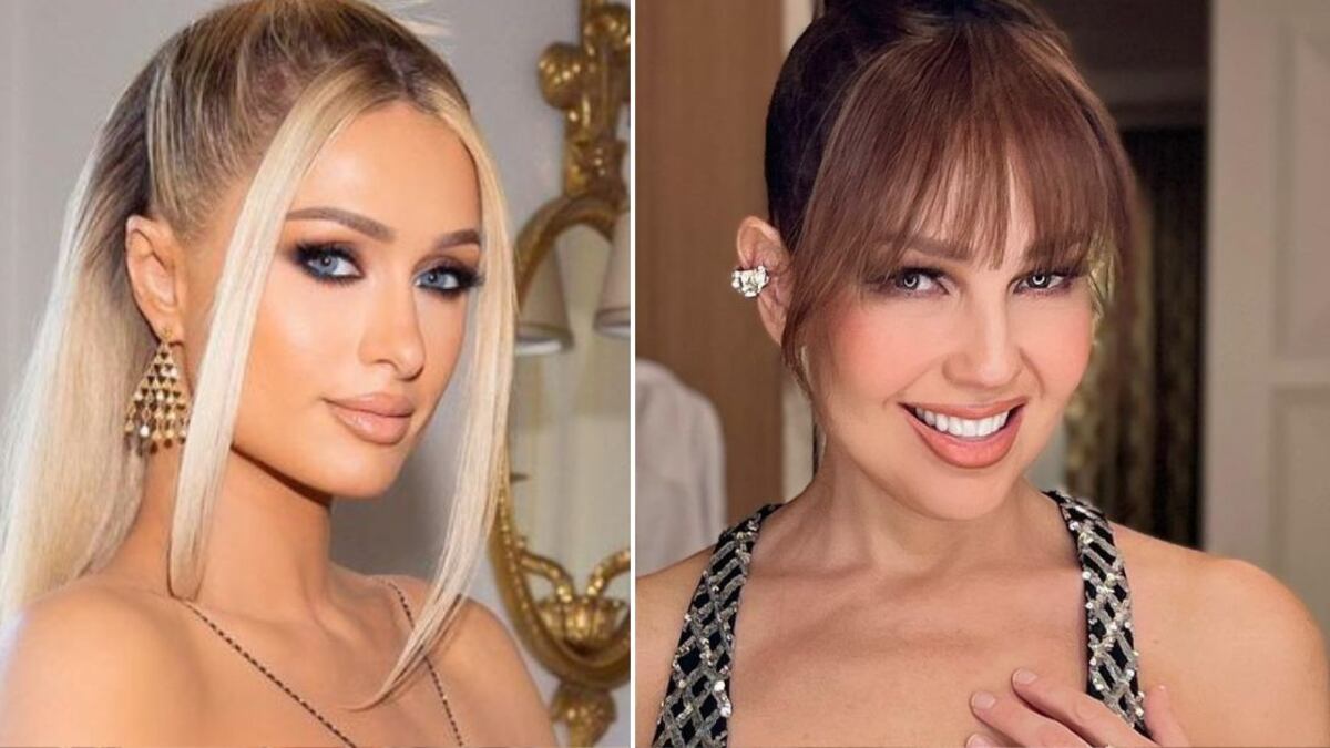 Thalía y Paris Hilton comparten sus gustos a la hora de vestir