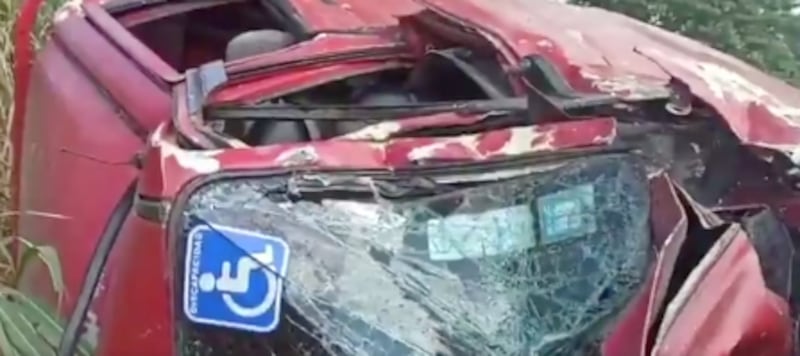 accidente en Santo Domingo