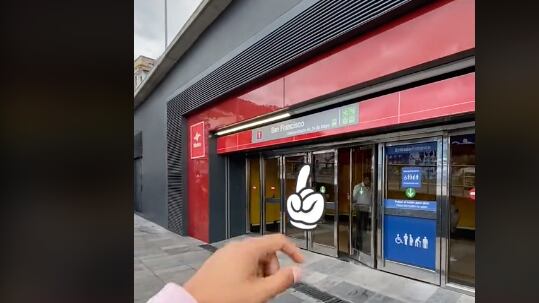 Parada secreta del Metro de Quito