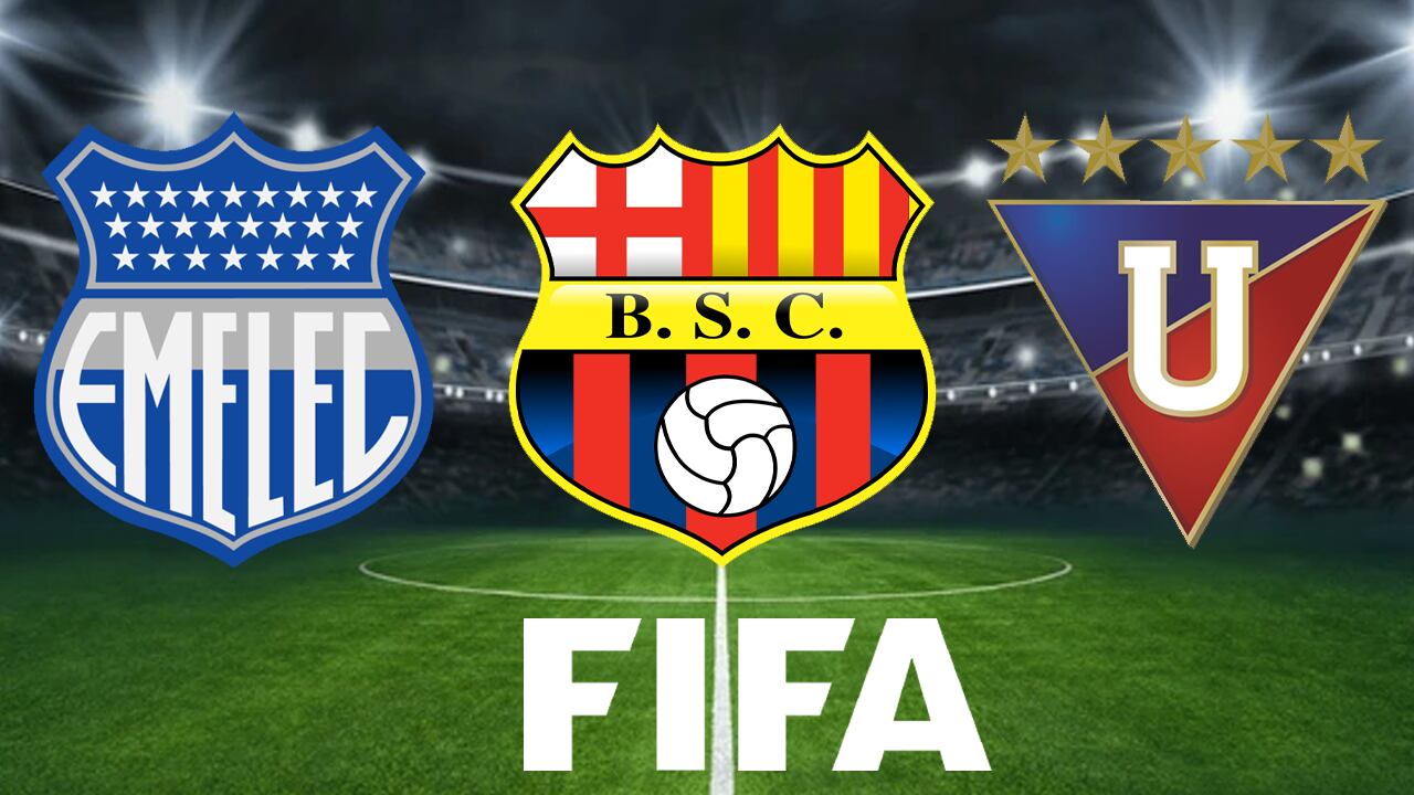 Emelec, Barcelona SC y Liga de Quito tienen una suspensión de la FIFA