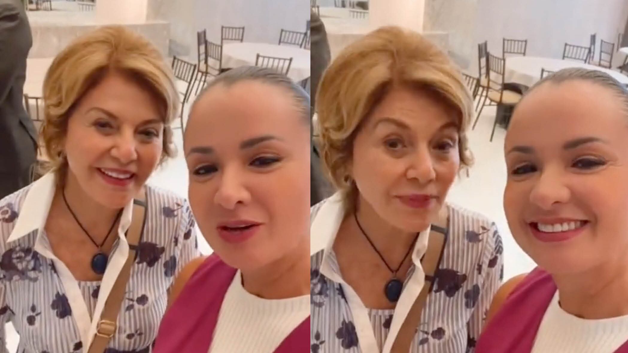 Isabel Noboa y Marcela Aguiñaga se unirán para trabajar en mejoras de la educación en Guayas