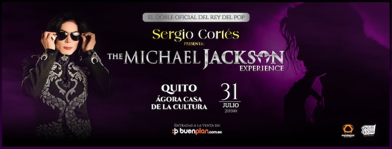 El doble oficial de Michael Jackson llega a la capital ecuatoriana
