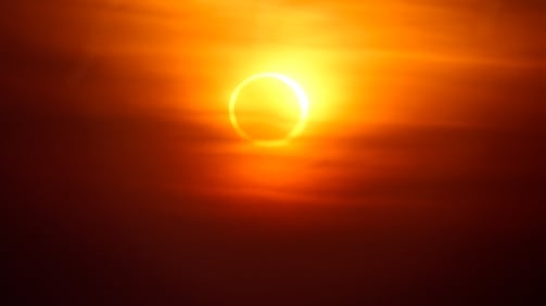 Eclipse solar anular en Ecuador