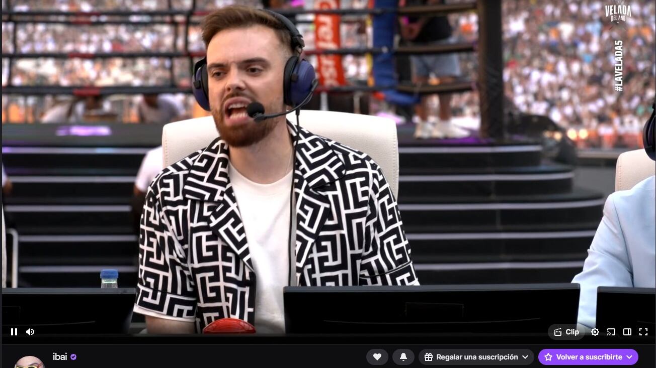 Ibai Llanos en su Velada del Año 5