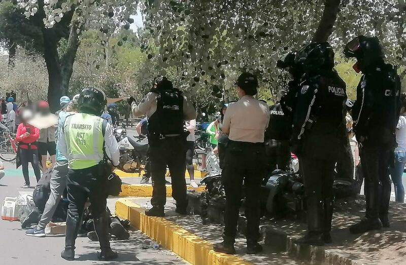 Accidente en el ciclopaseo