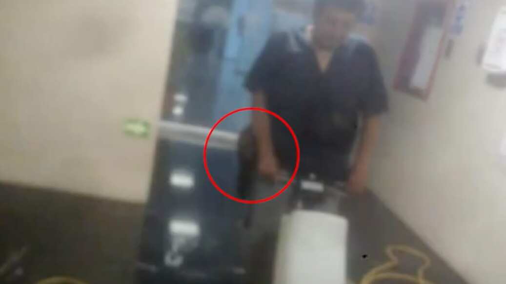 Imagen que se mostró en el Juan Simón Delgado y proporcionada por Adrián Castro