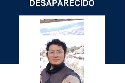 Reportan la desaparición de Tomas Tapia en el norte de Quito