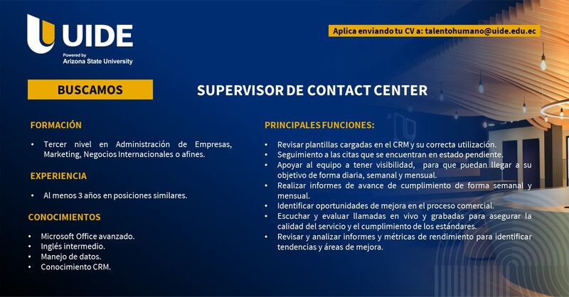 Trabajos en Quito