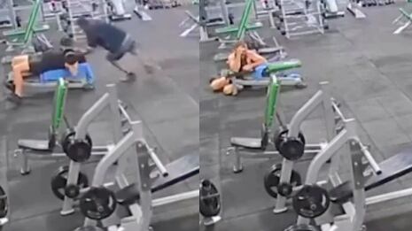 ataque en gimnasio