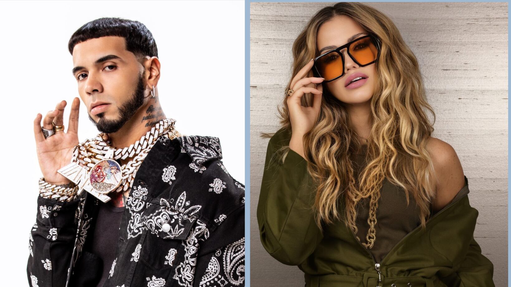 Anuel AA y Fanny Lu
