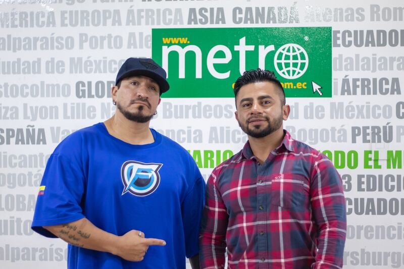 Omar Flores y Diego Yaguana