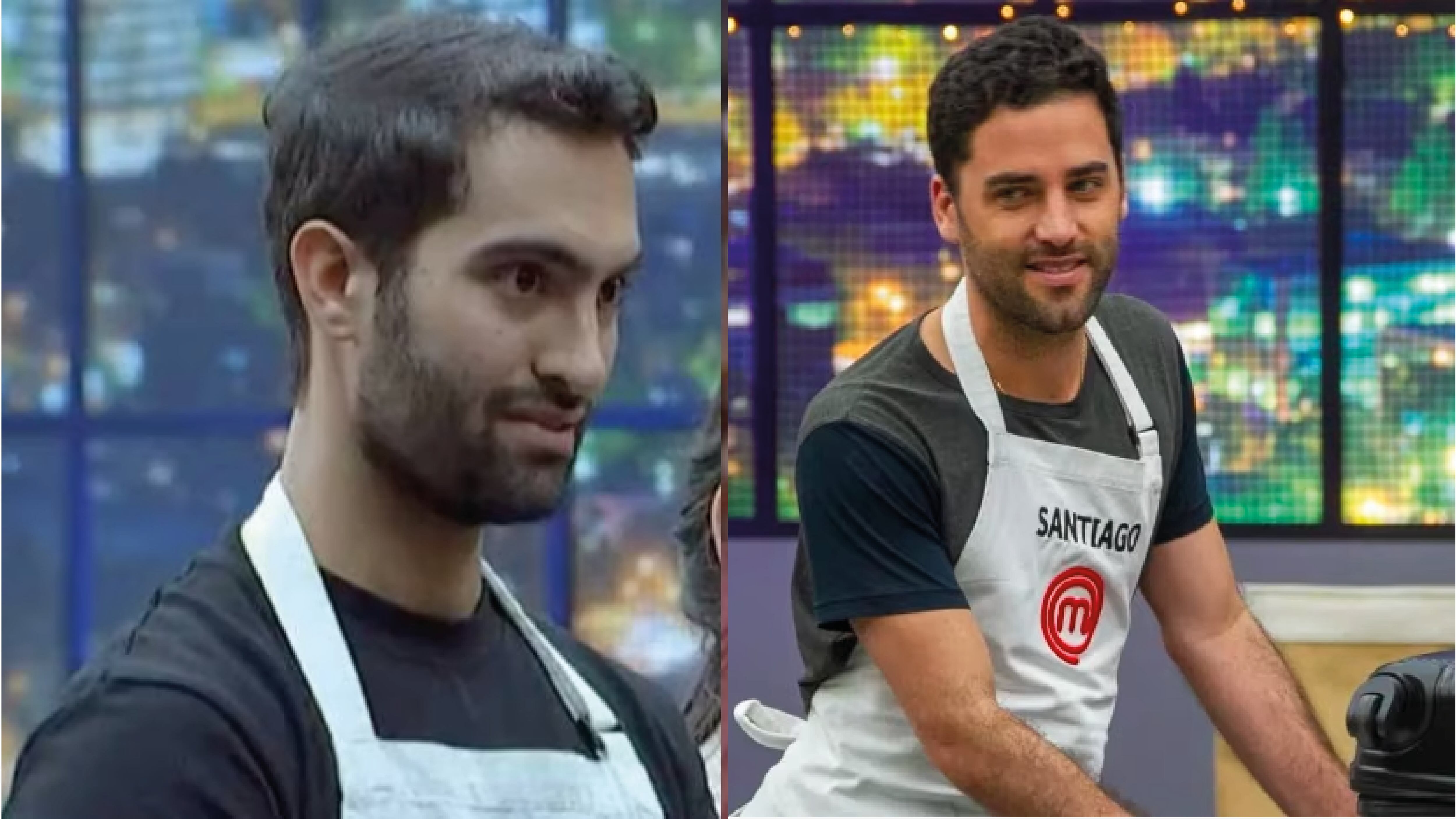 Jamil y Santiago en las cocinas de MasterChef Ecuador