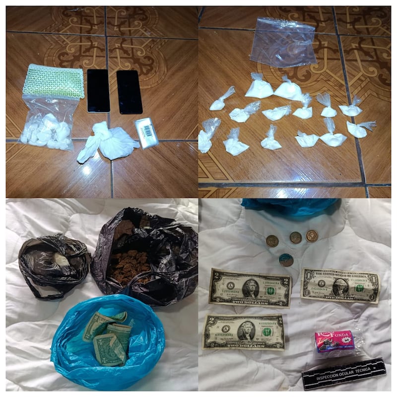 Desmantelan bodega de drogas de Los Lobos que abastecía a expendedores en el sur de Quito. Imagen: Antidrogas Policía Nacional