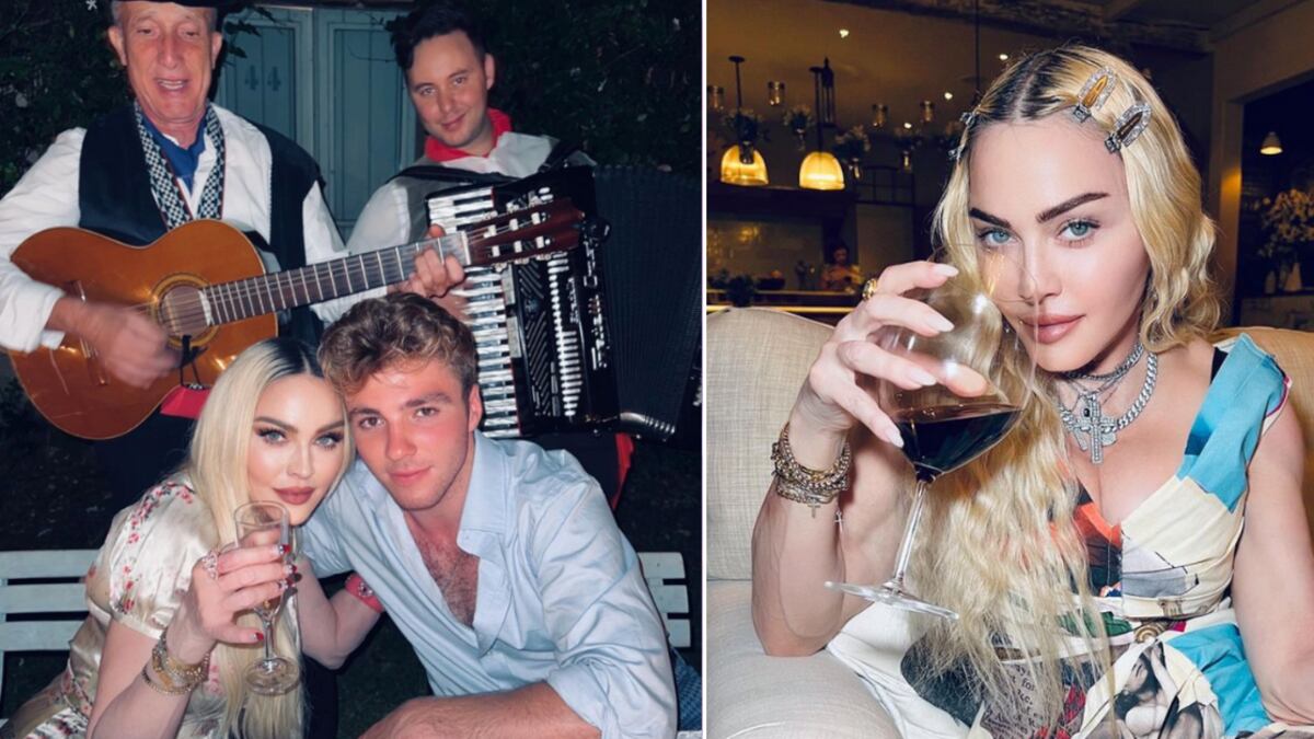 Madonna celebra 64 años con extravagante fiesta