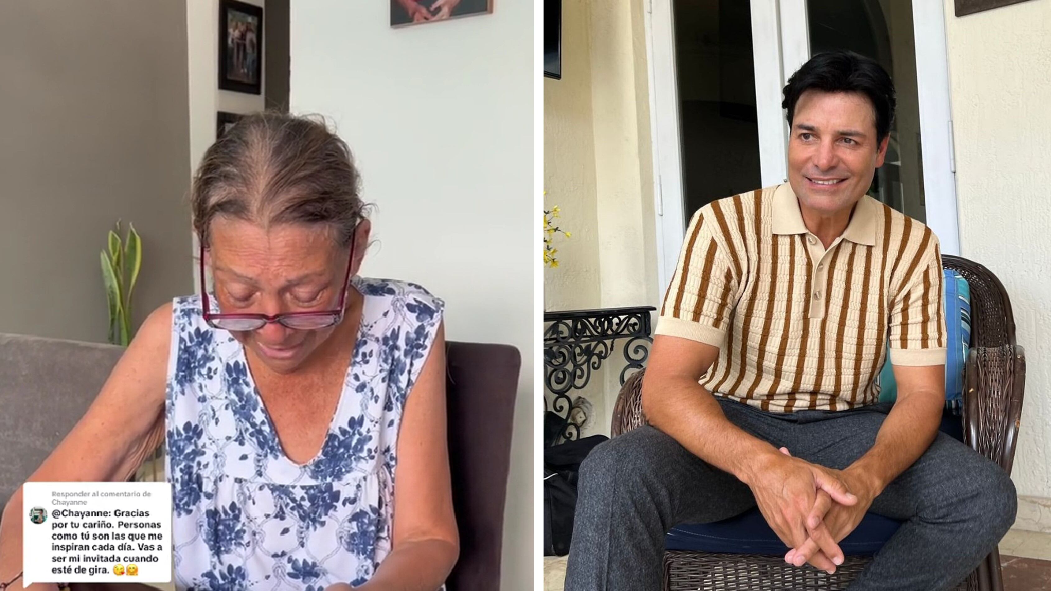 La abuelita rompe en llanto a ver el mensaje que envió el artista