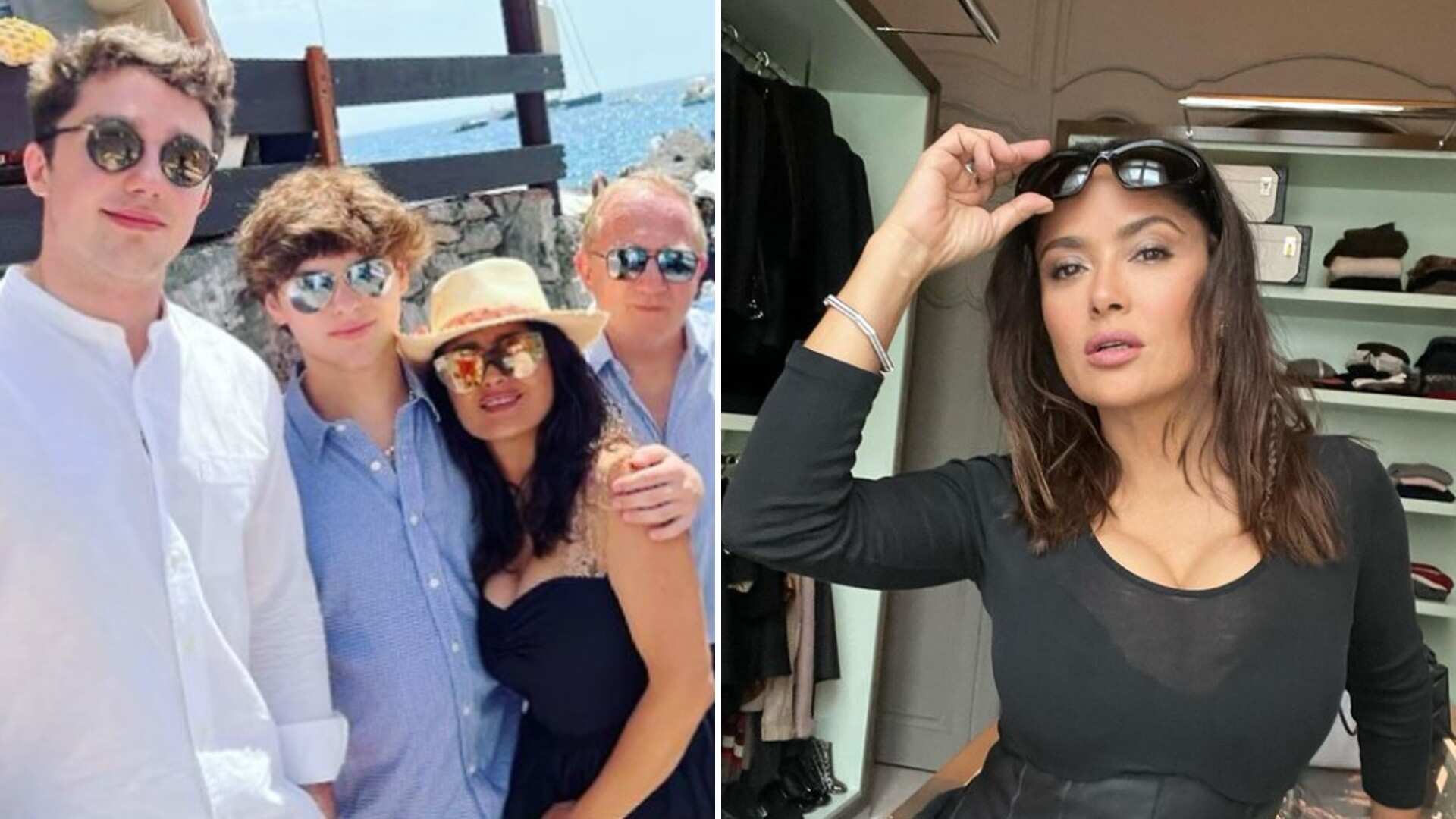 Augustin Pinault, el guapo hijastro millonario de Salma Hayek, que roba miradas