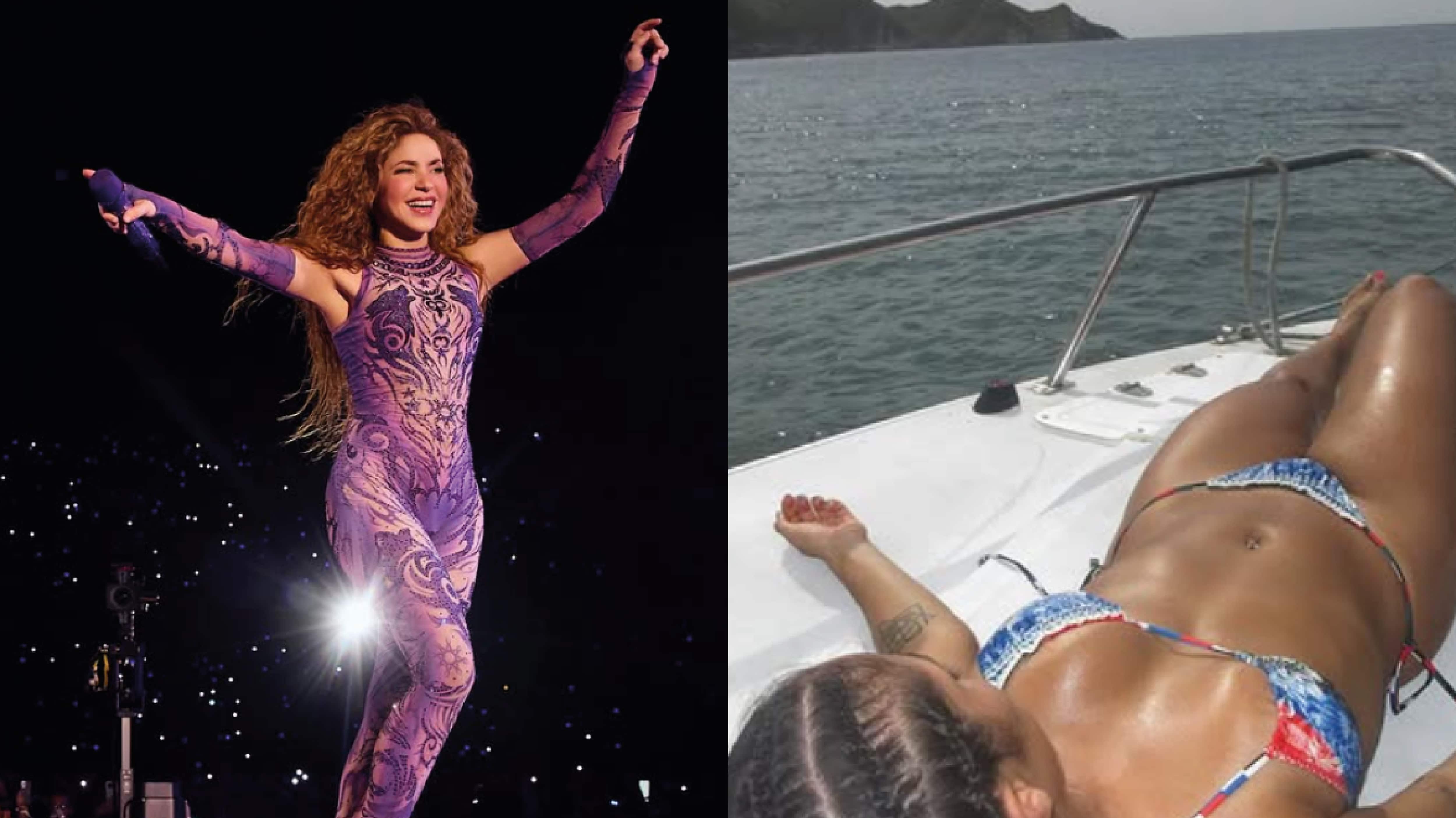 Shakira y su sobrina Isabella Mebarak