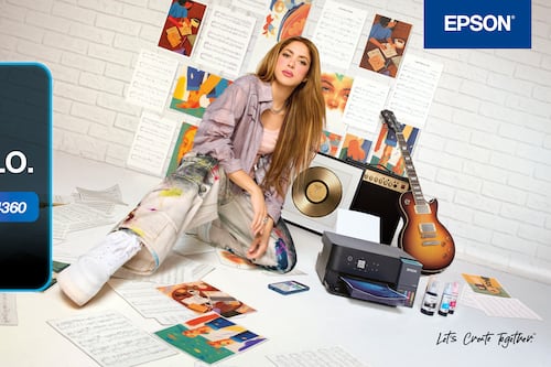 Shakira se une a la campaña de las nuevas impresoras EcoTank Pro de Epson para inspirar a los emprendedores