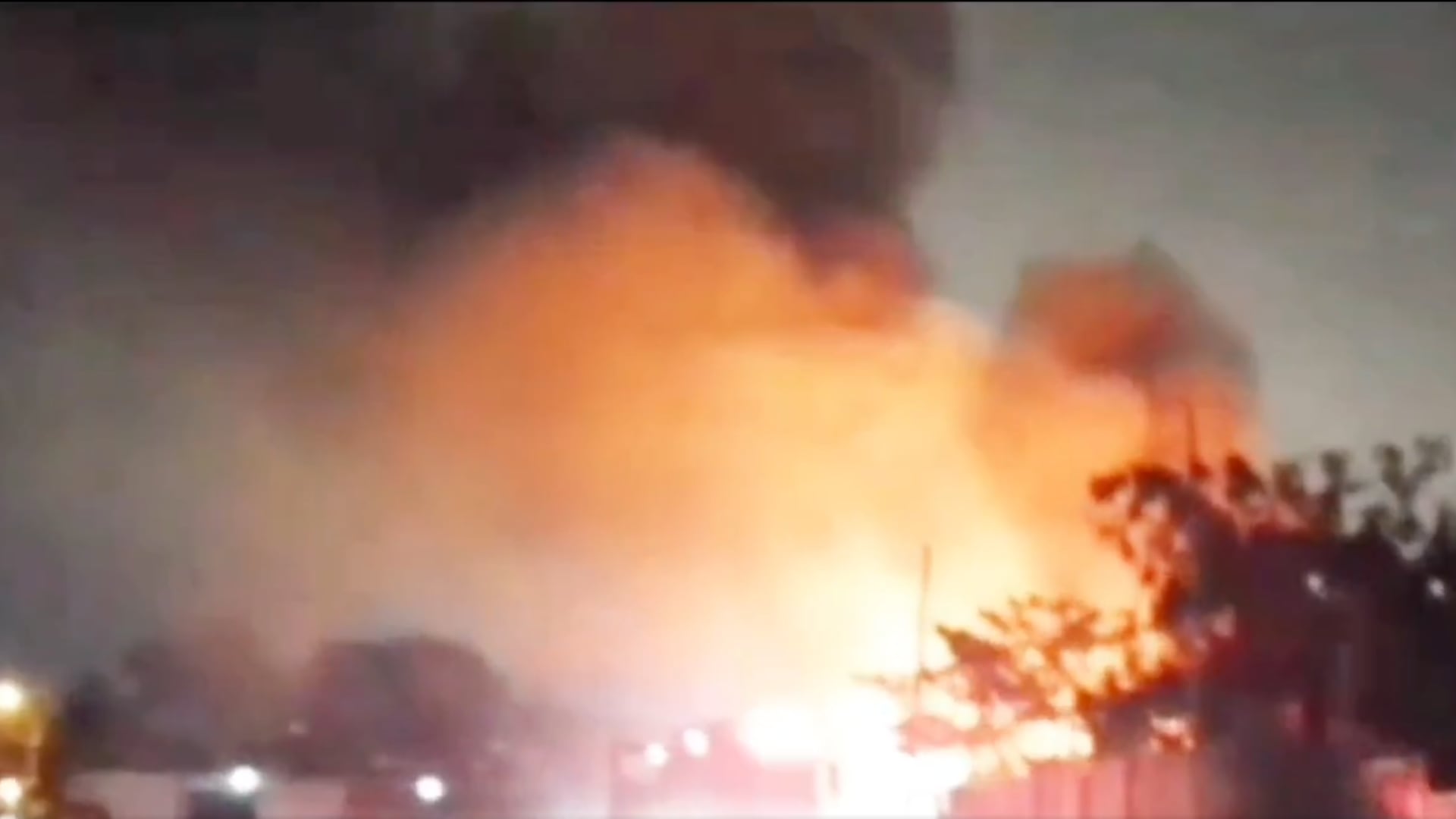 Incendio en Monte Sinaí